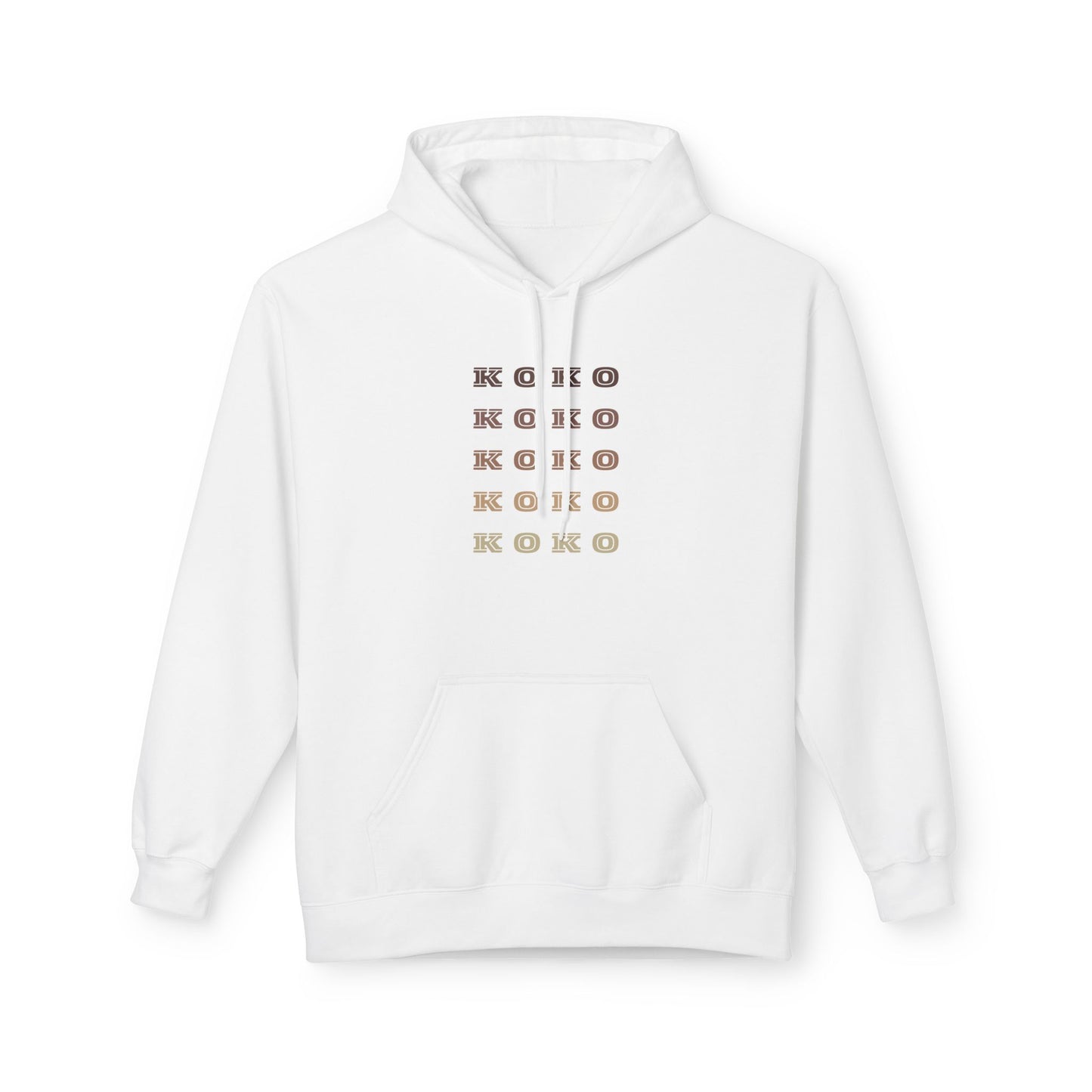 Koko Graphic Fleece Hoodie - Unisex Midweight Comfort for Every Occasion