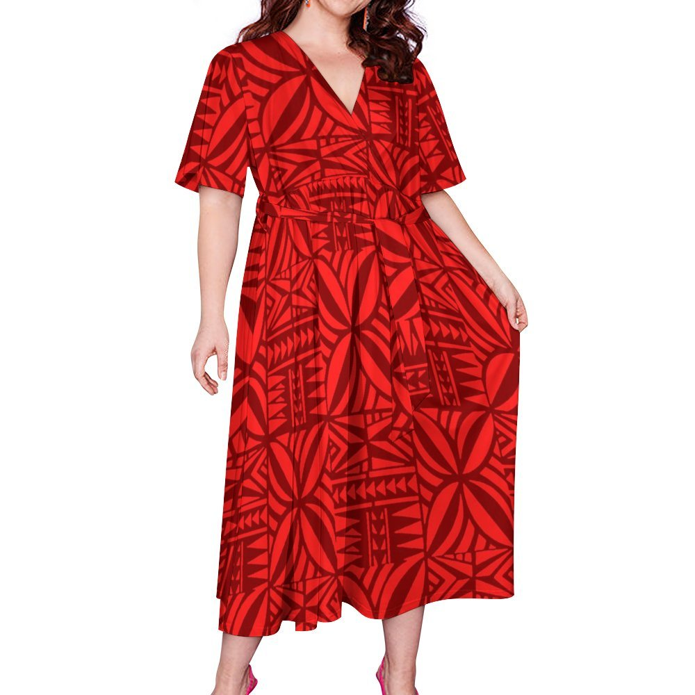 TAUTUA WRAP DRESS- CUSTOMIZE YOUR COLOR 2-3 WEEK TURNAROUND