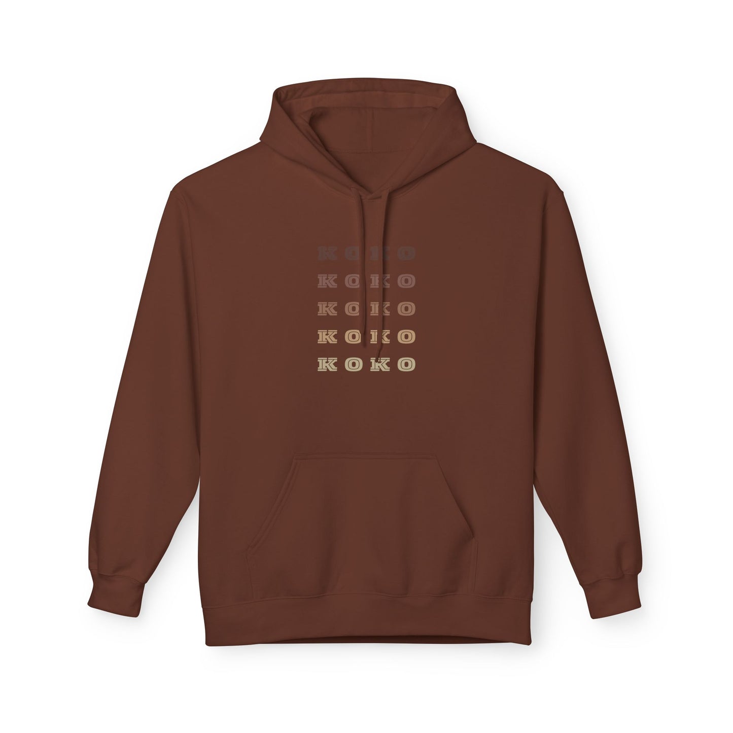 Koko Graphic Fleece Hoodie - Unisex Midweight Comfort for Every Occasion